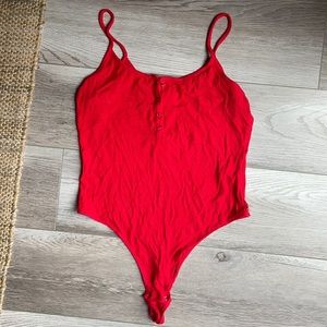Garage button up body suit